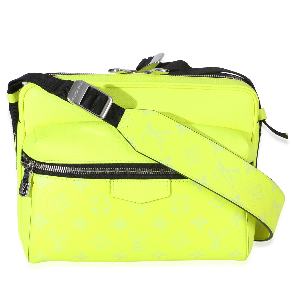Louis Vuitton Neon Yellow Monogram Taigarama Canvas Outdoor Messenger